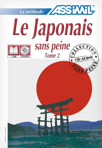 [2700520084] ASSIMIL LE JAPONAIS SANS PEINE 2 (LIVRE + 4CD)