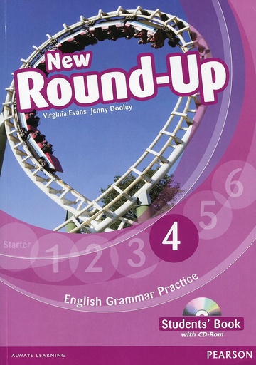 [9781408234976] NEW ROUND-UP 4 GRAMMAR PRACTICE SBK+CD-ROM (N.E)