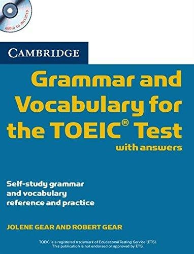 [9780521120067] CAMBRIDGE GRAMMAR & VOCABULARY FOR THE TOEIC TEST+KEY & CDS