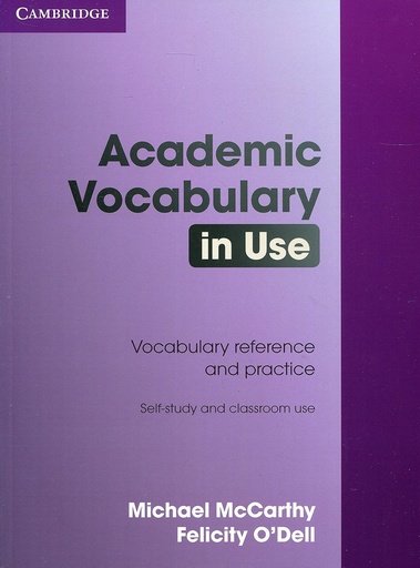 [9780521689397] ACADEMIC VOCABULARY IN USE+KEY