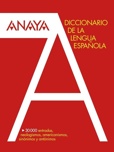 [9788499740614] DICCIONARIO ANAYA DE LA LENGUA ESPANOLA (SPANISH EDITION)