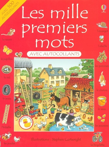 [9780746071366] LES MILLE PREMIERS MOTS EN FRANÇAIS & AUTOCOLLANTS