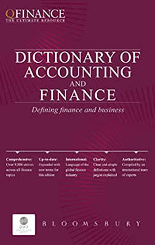 [9781849300117] THE DICTIONARY OF ACCOUNTING & FINANCE (N.E)