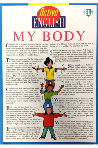 [9788881481941] ACTIVE ENGLISH MY BODY