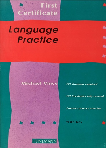 [043528164X] FIRST CERTIFICAITE LANGUAGE PRACTICE