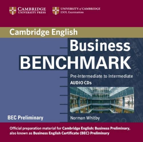 [9780521672887] BUSINESS BENCHMARK PRE-INTERM/INTERM AUDIO CDS (2) (BEC PRELIMINARY ED)