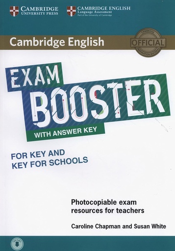 [9781316648452] CAMBRIDGE ENGLISH EXAM BOOSTER FOR KEY & KEY FOR SCHOOLS PHOTOCOPIABLE EXAM REASOURCE FOR TEACHERS+KEY & AUDIO DOWNLOAD