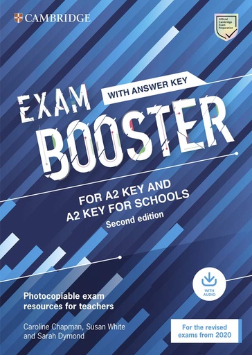 [9781108682237] CAMBRIDGE EXAM BOOSTER FOR A2 KEY & A2 KEY FOR SCHOOLS PHOTOCOPIABLE EXAM REASOURCE FOR TEACHERS+KEY & AUDIO