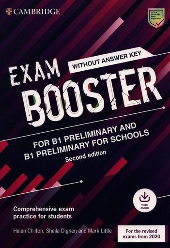 [9781108682190] CAMBRIDGE EXAM BOOSTER FOR B1 PRELIMINARY & B1 PRELIMINARY FOR SCHOOLS+CD (NO KEY)