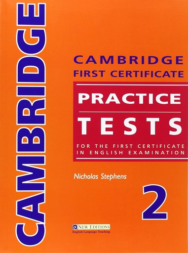 [9608136598] CAMBRIDGE FIRST CERTIFICATE PRACTICE TESTS 2