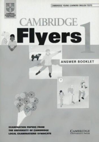[9780521667647] CAMBRIDGE FLYERS 1 ANSWER BOOKLET