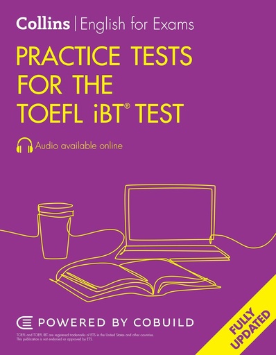 [9780008597900] COLLINS PRACTICE TESTS FOR THE TOEFL IBT TEST+ONLINE AUDIO (2ND ED)