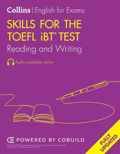 [9780008597917] COLLINS SKILLS FOR THE TOEFL IBT TEST : READING & WRITING+ONLINE AUDIO (2ND ED)