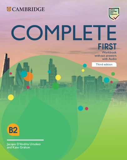 [9781108903356] COMPLETE FIRST B2 WBK+AUDIO (NO KEY) (3RD ED)
