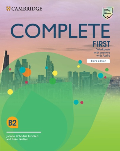 [9781108903363] COMPLETE FIRST B2 WBK+KEY & AUDIO (3RD ED)