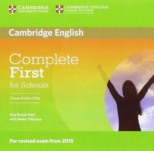 [9781107695337] COMPLETE FIRST FOR SCHOOLS CLASS AUDIO CDS (2)