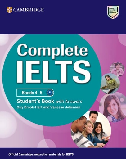 [9781009683623] COMPLETE IELTS BANDS 4-5 SBK+KEY & ONLINE AUDIO (N.E)