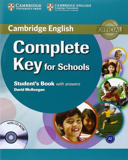 [9780521124713] COMPLETE KEY FOR SCHOOLS SBK+KEY & CD-ROM