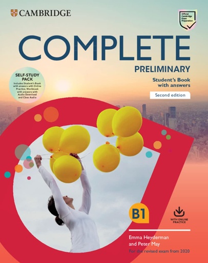 [9781108525305] COMPLETE PRELIMINARY B1 STUDENT'S PACK : SBK+KEY, ONLINE PRACTICE & WBK+KEY (FOR THE REVISED EXAM FROM 2020) 2ND ED