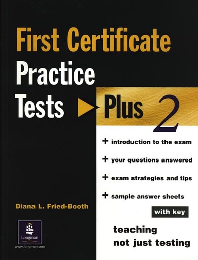 [9780582518193] FIRST CERTIFICATE PRACTICE TESTS PLUS 2+KEY