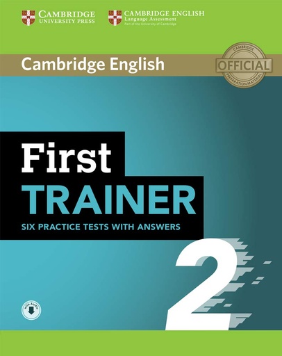 [9781108525480] FIRST TRAINER 2 (FCE) SIX PRACTICE TESTS WITH KEY+AUDIO DOWNLOAD