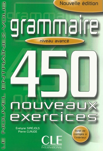 [9782090337426] GRAMMAIRE (450 NOUVEAUX EX):AVANCE