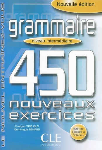 [9782090337419] GRAMMAIRE (450 NOUVEAUX EX):INTERMEDIAIRE