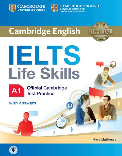[9781316507124] IELTS LIFE SKILLS OFFICIAL CAMBRIDGE TEST PRACTICE A1 SBK+KEY & AUDIO TO DOWNLOAD