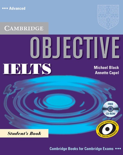 [9780521608848] OBJECTIVE IELTS ADVANCED SBK+CD-ROM (NO KEY)