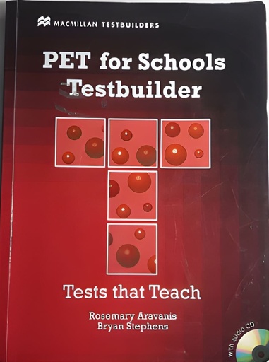 [9780230407121] PET FOR SCHOOLS TESTBUILDER SBK +CD