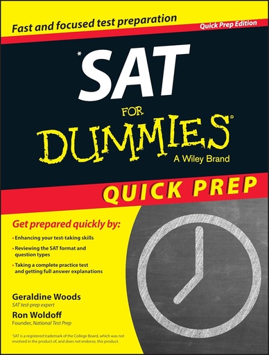 [9781118911570] SAT FOR DUMMIES QUICK PREP