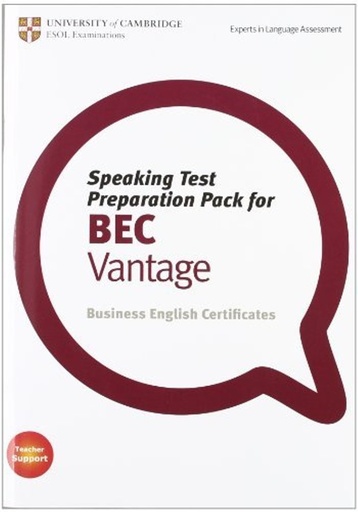 [9781906438623] SPEAKING TEST PREPARATION PACK FOR BEC VANTAGE