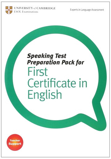 [9781906438388] SPEAKING TEST PREPARATION PACK FOR FIRST CERTIFICATE IN ENGLISH (FCE)+DVD