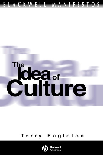 [9780631219668] THE IDEA OF CULTURE