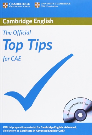 [9781906438777] THE OFFICIAL TOP TIPS FOR CAE+CD-ROM (2ND ED)