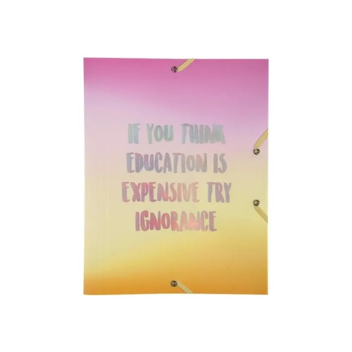 [3130630551430] CHEMISE À RABAT A4 EN POLYPROPYLÈNE CANDY BLUE EXACOMPTA