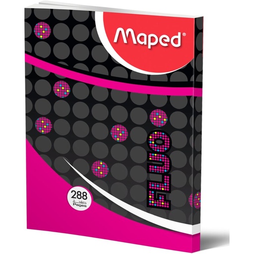 [6111250481175] CAHIER BROCHE 288P SEYES 72G 17*22 MAPED