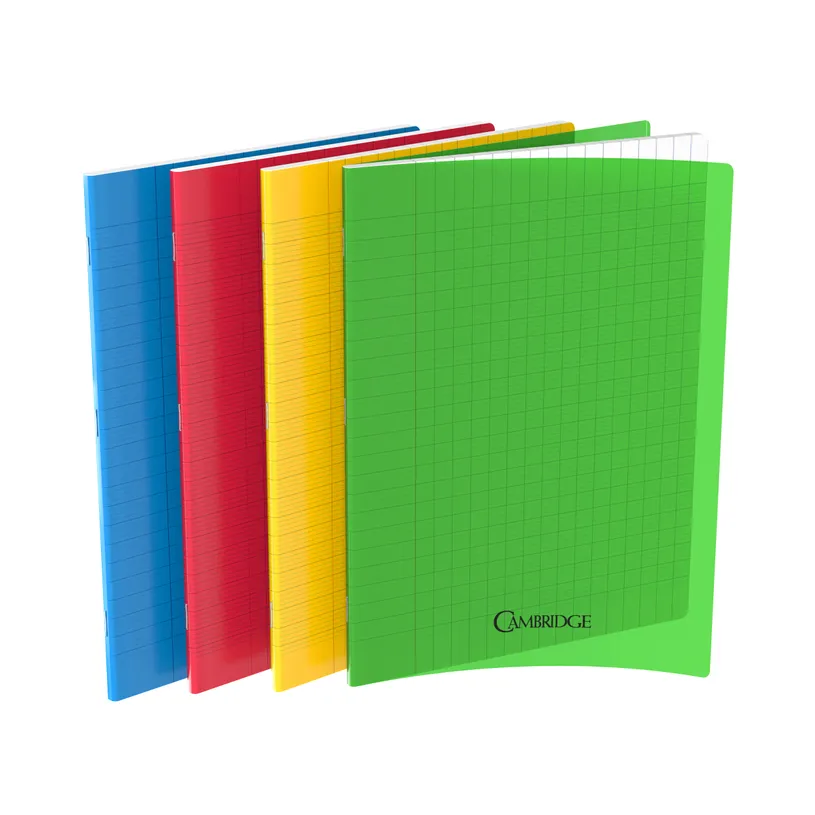 [3020120125237] CAHIER PIQUE 96P SEYSE 80G 21*29.7 CAMBRIDGE PP ASS