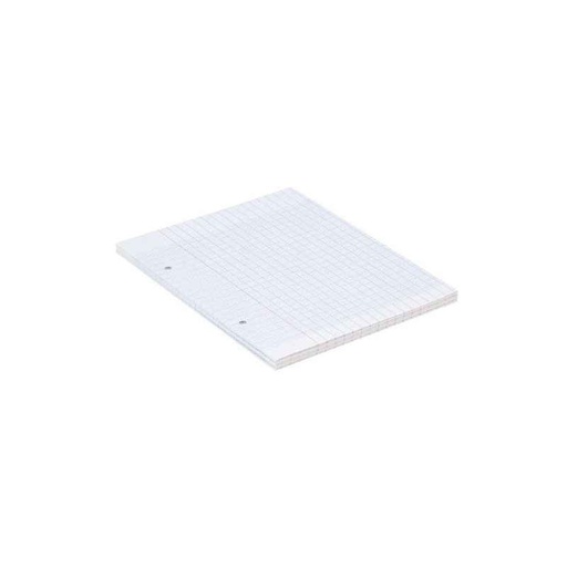[6111250481489] DOUBLE FEUILLES BLANC 17*22 SEYES PERF 96P 72G MAPED