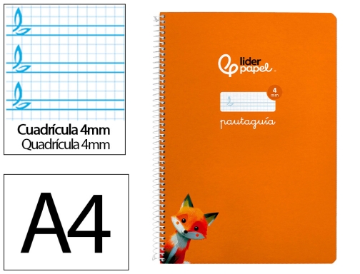 [8423473101159] LIBRETAS TAMANO FOLIO LAMELA 4MM (CAHIER A4 SPIRAL)