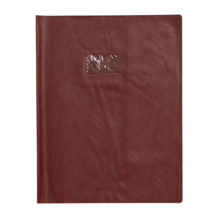 [3210330725123] PROTÈGE CAHIER GRAIN CUIR 24*32 MARRON CALLIGRAPHE