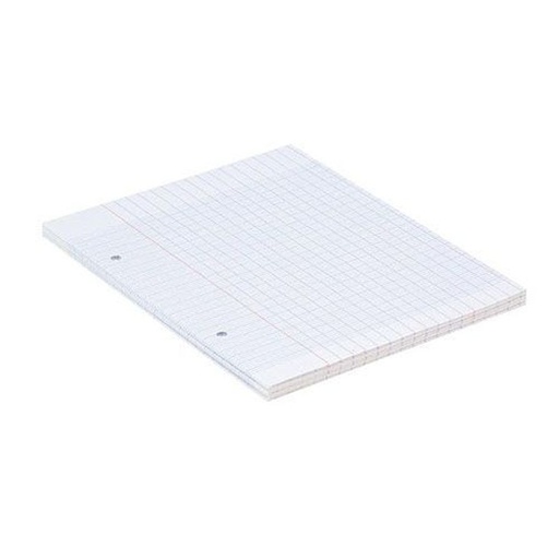 [6111250480338] RECHARGE DOUBLE FEUILLE 80P A4 BLANC ESSENTIEL