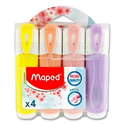 [3154147425466] FLUORESCENT CLASSIC PASTEL SACHET DE 4 MAPED