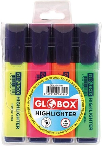 [8699158065829] FLUORESCENT SACHET DE 4 GLOBOX