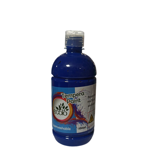 [6923074050037] GOUACHE BOUTEILLE DE 500 ML BLEU ECOLO