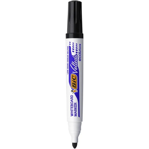 [3086129999613] MARQUEUR EFFAÇABLE BIC VELLEDA G.P NOIR