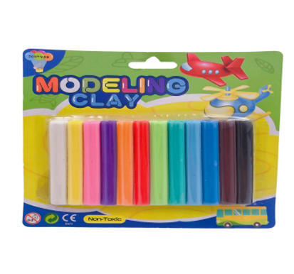 [6921765101020] PÂTE À MODELER 12 COULEURS 160G M.SCHOOL
