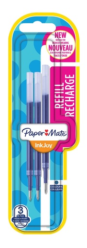 [3501179570501] RECHARGE STYLO GEL 0,7MM NOIR BLISTER INKJOY