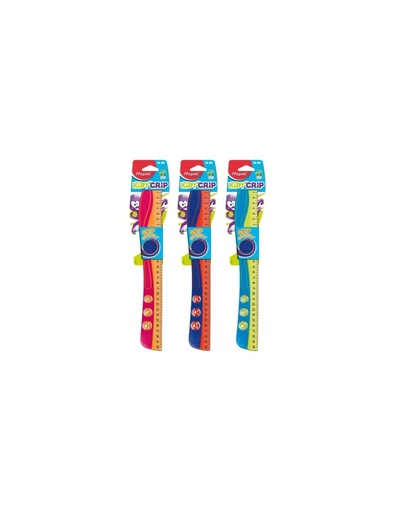 [3154142785107] RÈGLE PLATE KIDY GRIP 30 CM PLASTIQUE MAPED