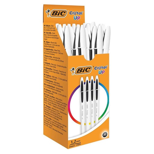 [3086123494732] STYLO À BILLE BIC CRISTAL UP NOIR